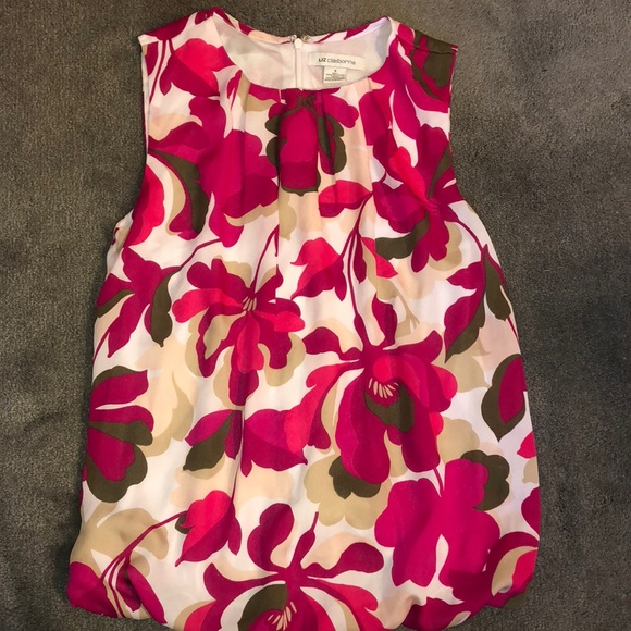 Liz Claiborne Tops - White floral top